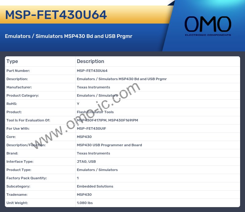 MSP-FET430U64
