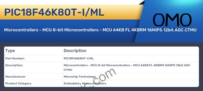 PIC18F46K80T-I/ML