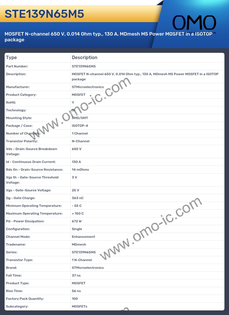 STE139N65M5