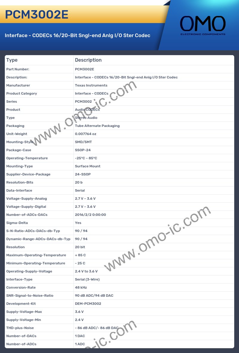PCM3002E