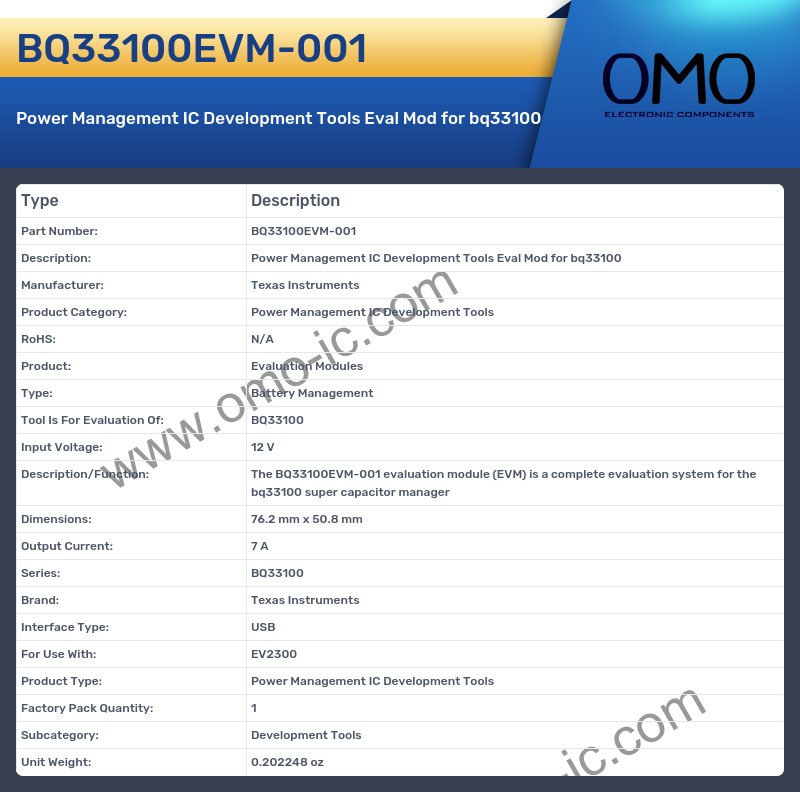 BQ33100EVM-001