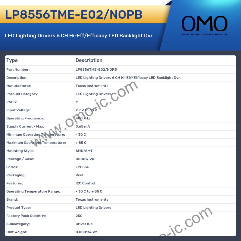 LP8556TME-E02/NOPB