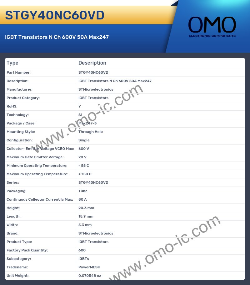 STGY40NC60VD