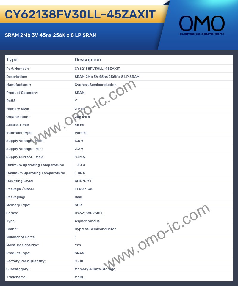 CY62138FV30LL-45ZAXIT