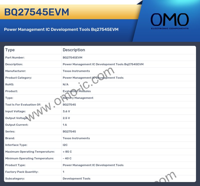 BQ27545EVM