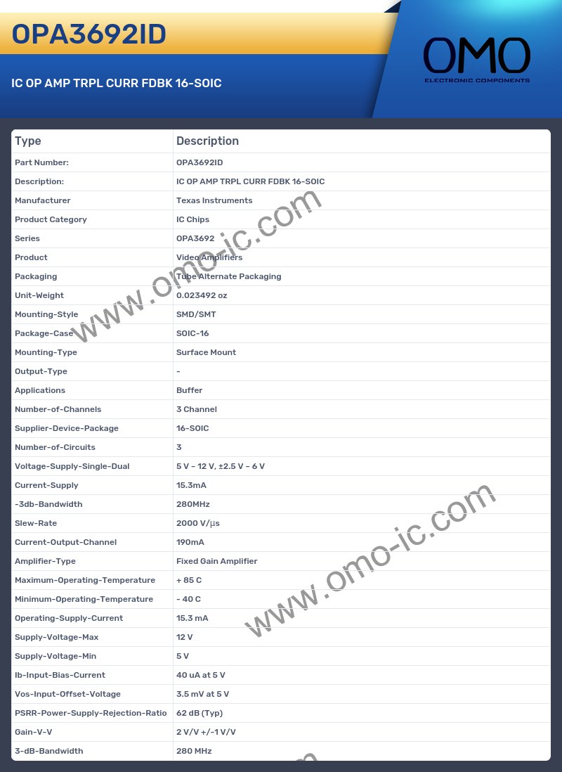 OPA3692ID