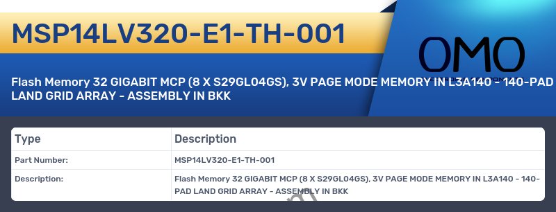 MSP14LV320-E1-TH-001