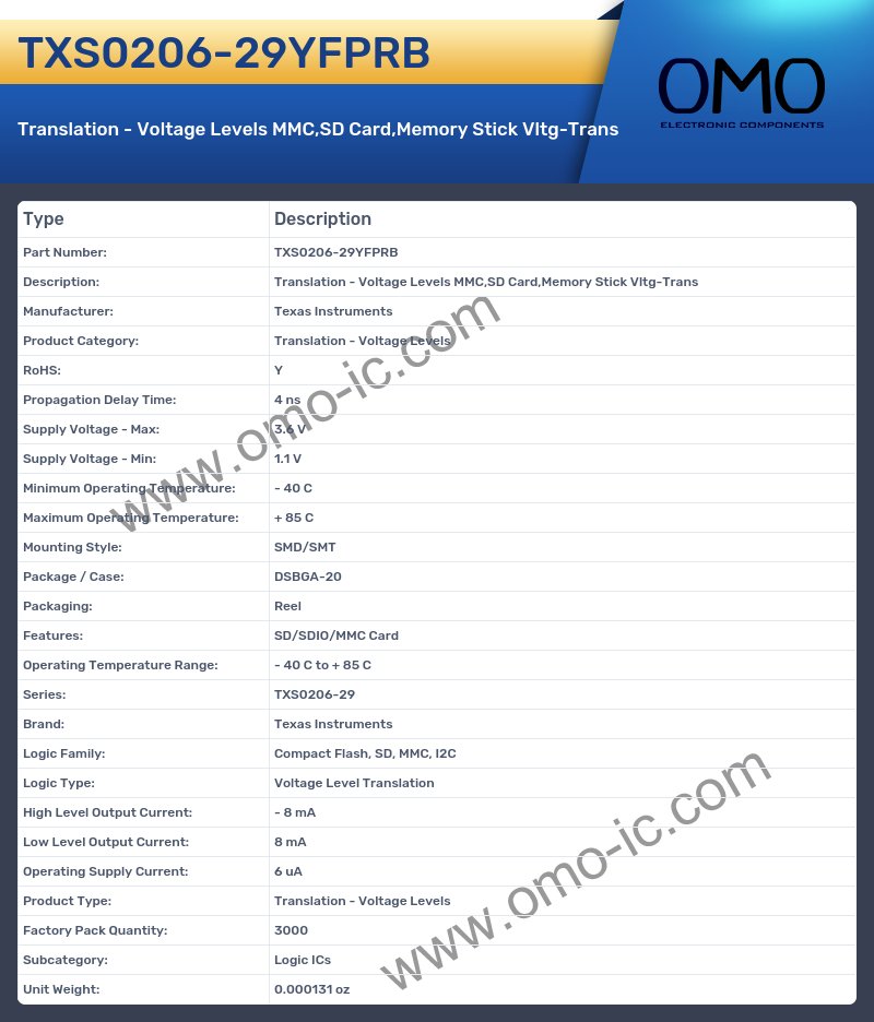 TXS0206-29YFPRB