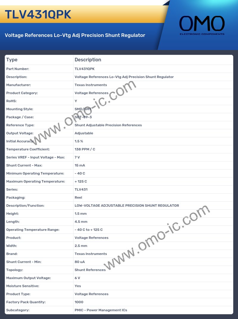 TLV431QPK