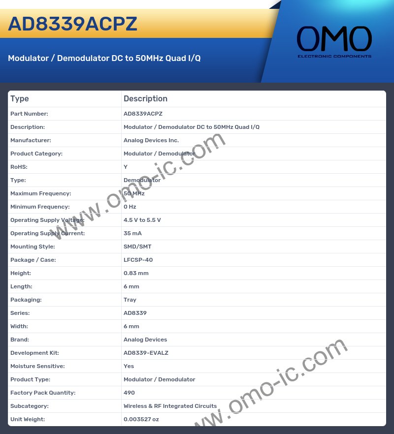 AD8339ACPZ