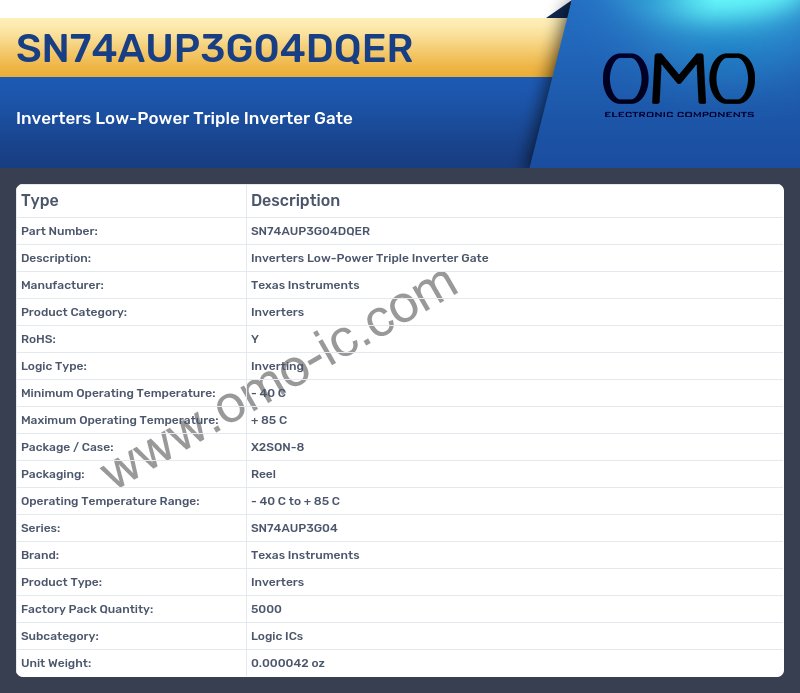 SN74AUP3G04DQER