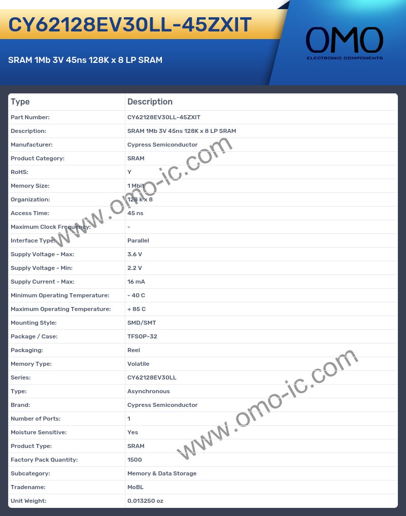 CY62128EV30LL-45ZXIT