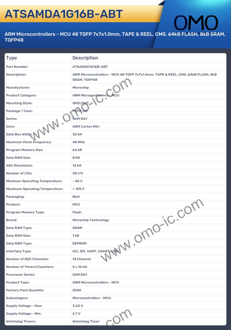ATSAMDA1G16B-ABT