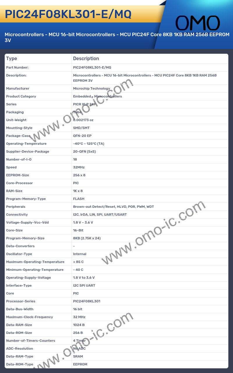 PIC24F08KL301-E/MQ