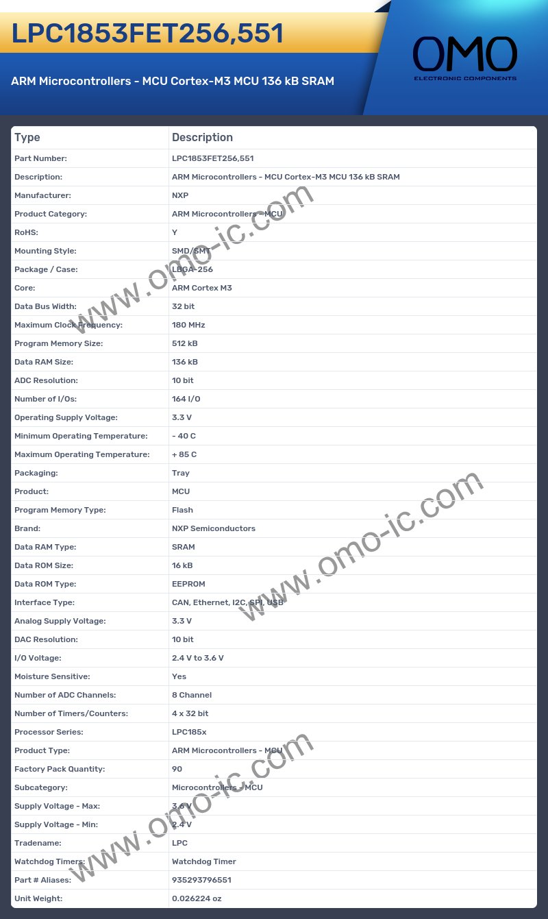 LPC1853FET256,551