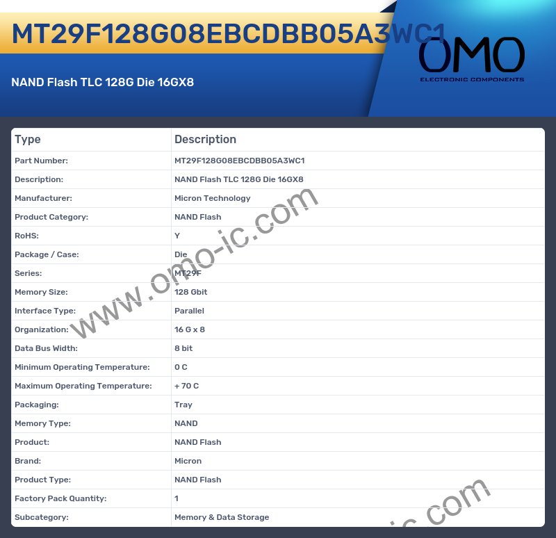 MT29F128G08EBCDBB05A3WC1