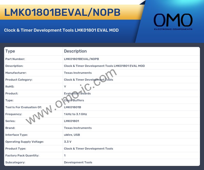 LMK01801BEVAL/NOPB