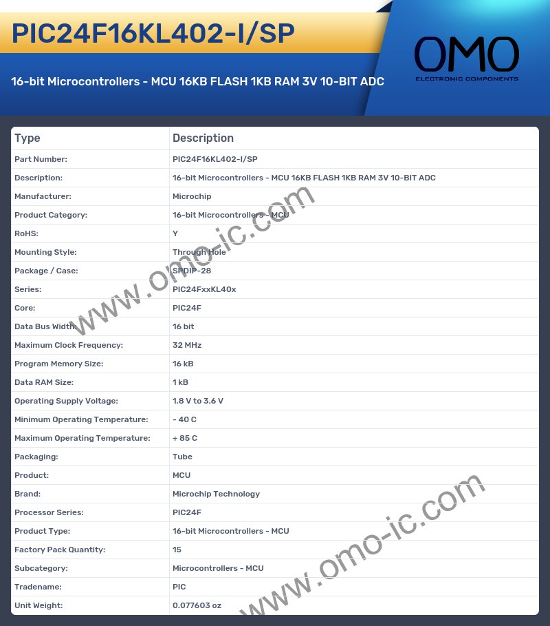 PIC24F16KL402-I/SP