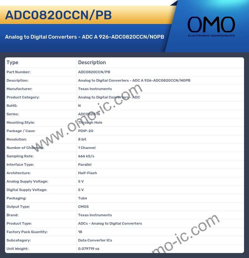 ADC0820CCN/PB