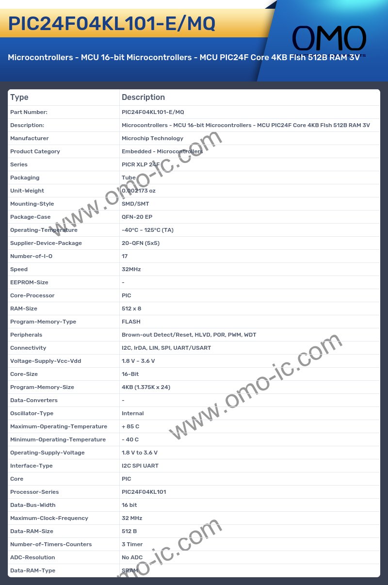 PIC24F04KL101-E/MQ