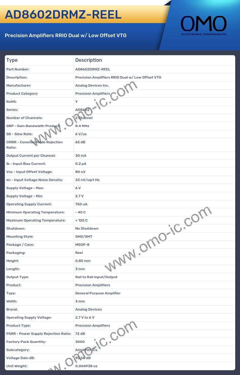 AD8602DRMZ-REEL
