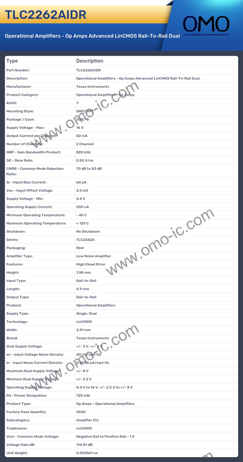 TLC2262AIDR