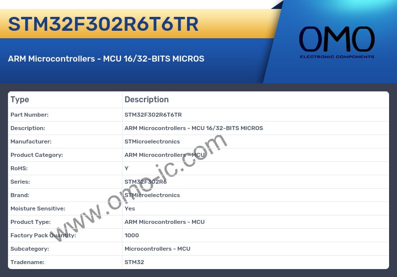 STM32F302R6T6TR