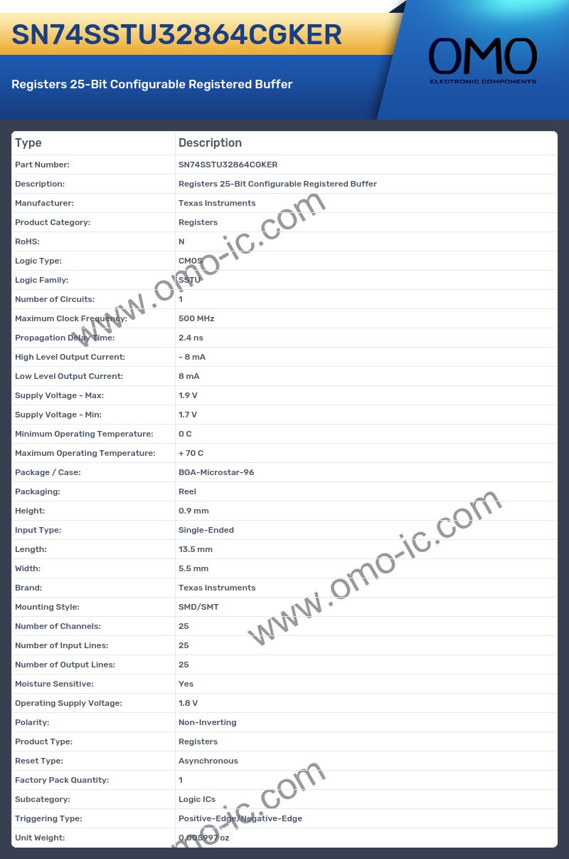 SN74SSTU32864CGKER