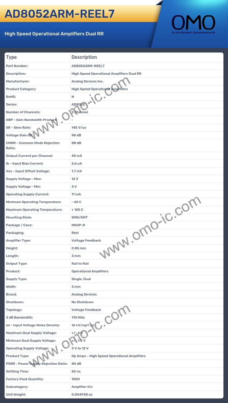 AD8052ARM-REEL7