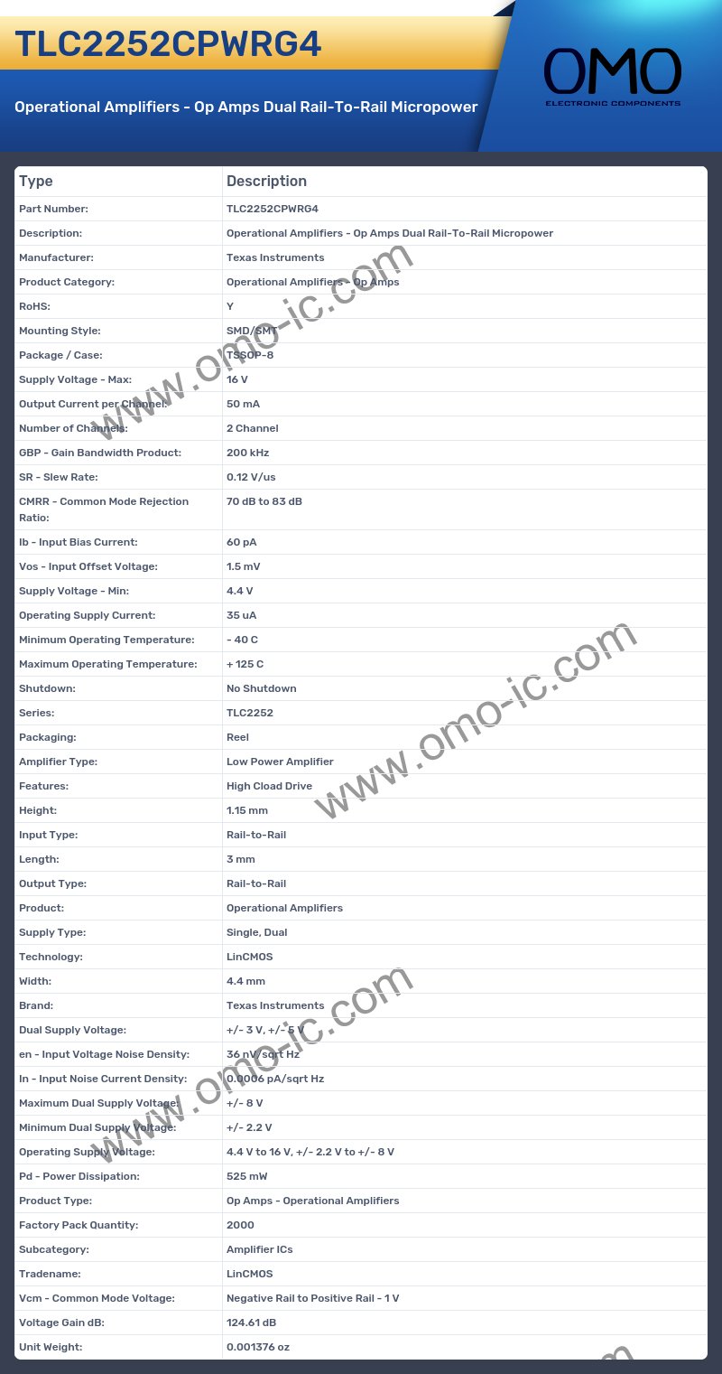 TLC2252CPWRG4