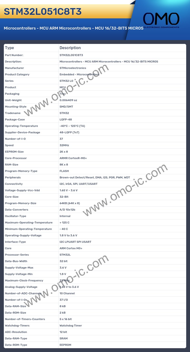 STM32L051C8T3