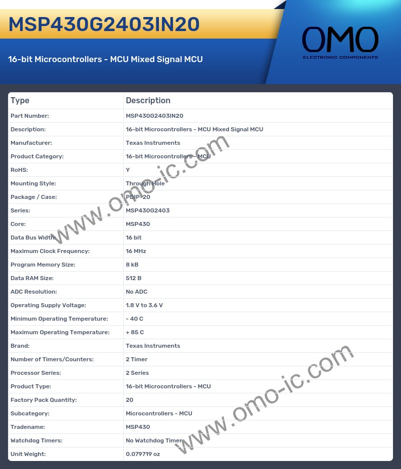 MSP430G2403IN20