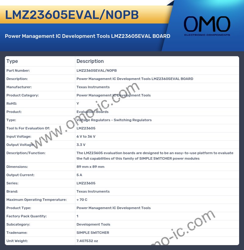 LMZ23605EVAL/NOPB