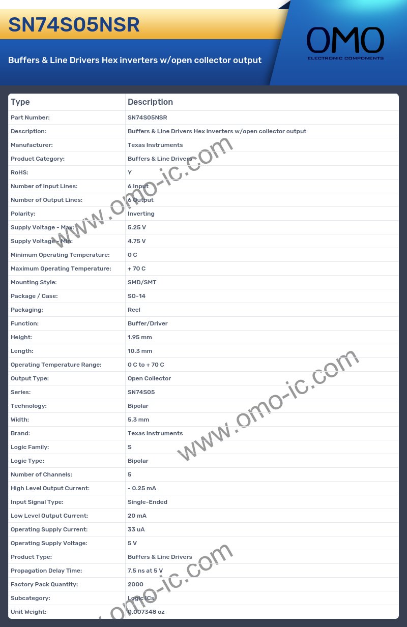 SN74S05NSR