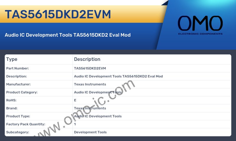 TAS5615DKD2EVM