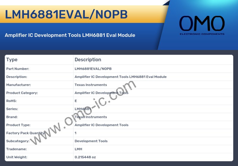 LMH6881EVAL/NOPB