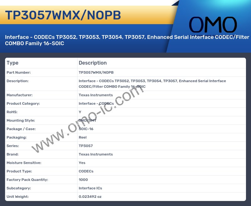 TP3057WMX/NOPB