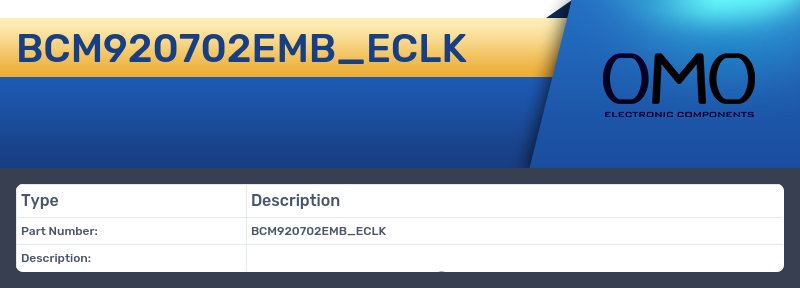BCM920702EMB_ECLK