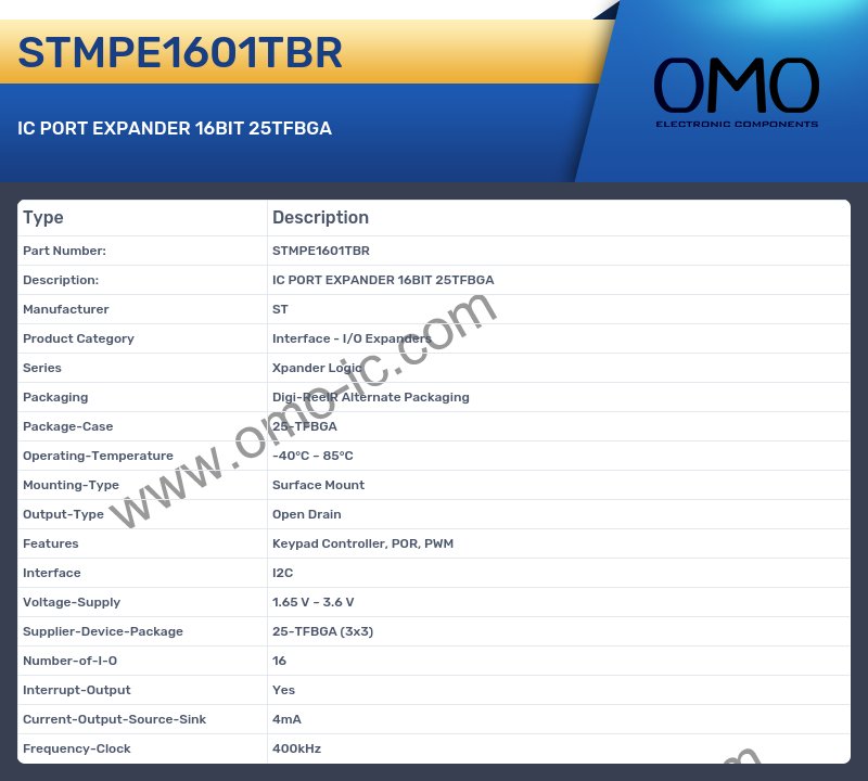 STMPE1601TBR