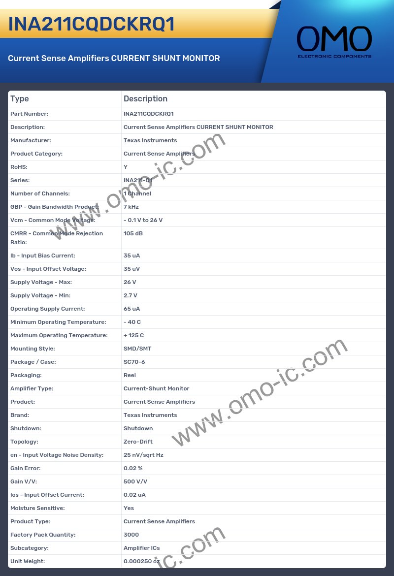 INA211CQDCKRQ1