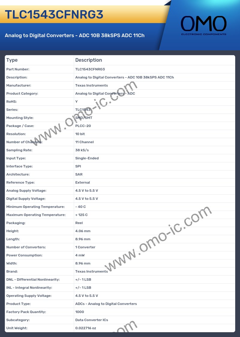 TLC1543CFNRG3