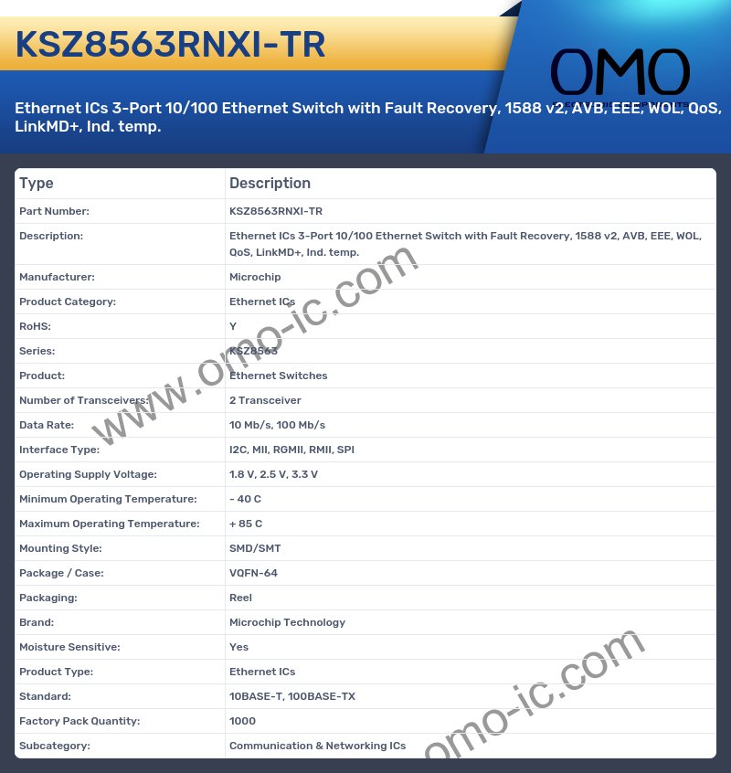 KSZ8563RNXI-TR
