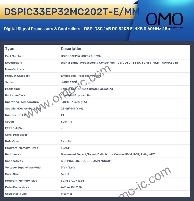 DSPIC33EP32MC202T-E/MM