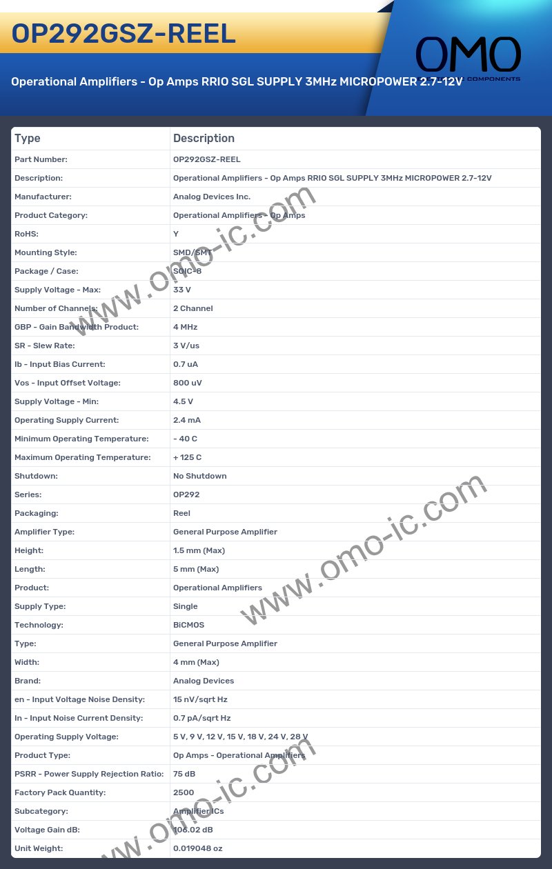 OP292GSZ-REEL