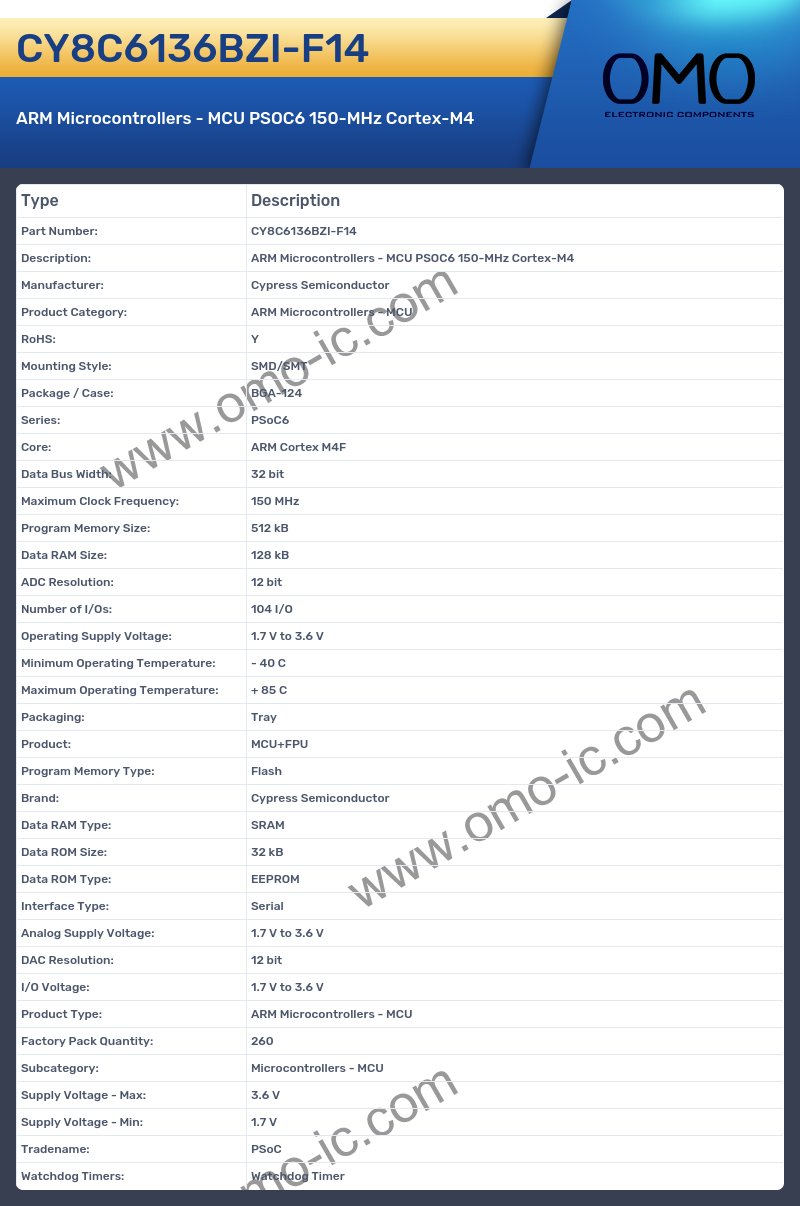 CY8C6136BZI-F14