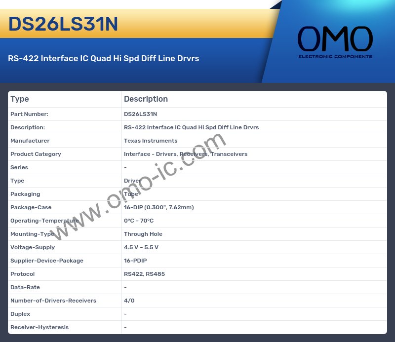 DS26LS31N