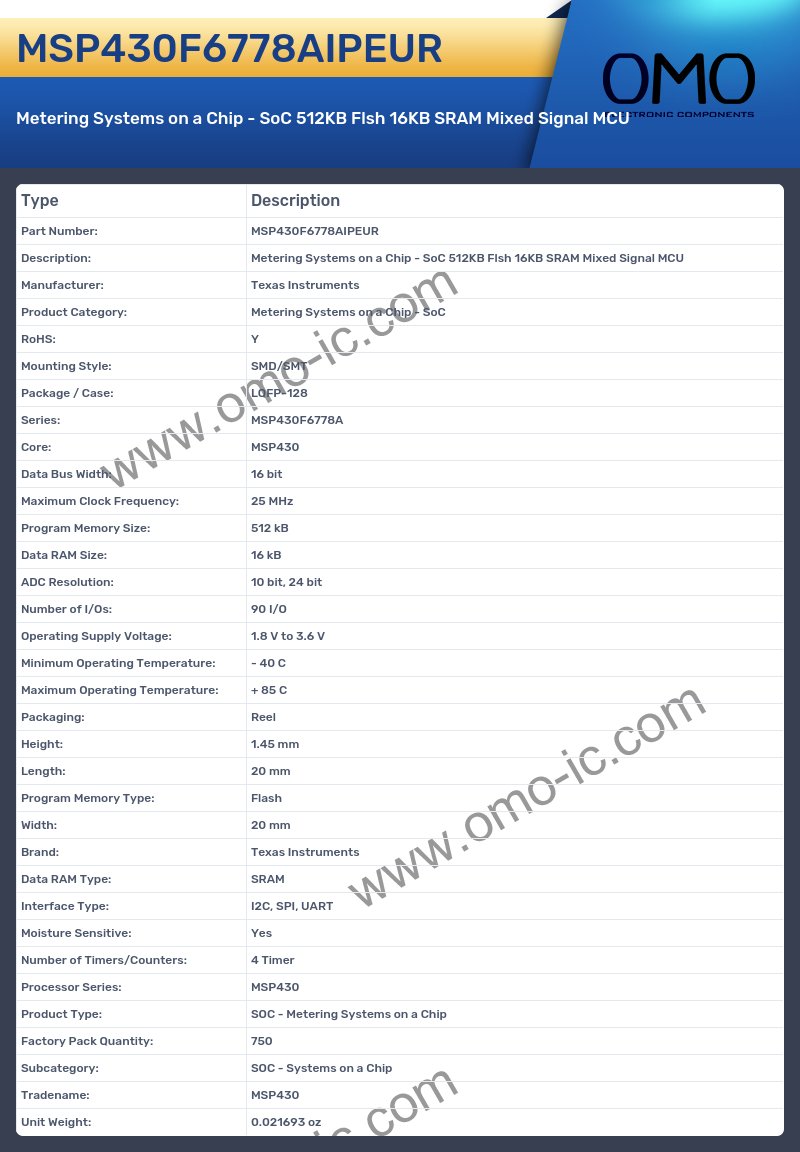 MSP430F6778AIPEUR