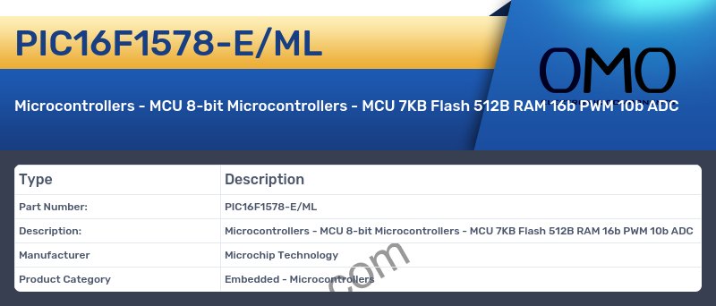 PIC16F1578-E/ML