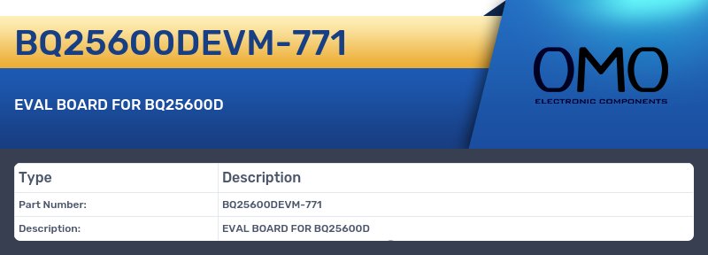 BQ25600DEVM-771
