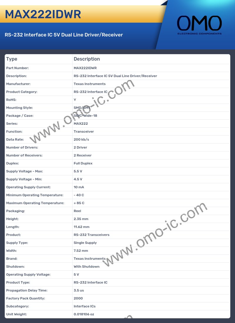 MAX222IDWR